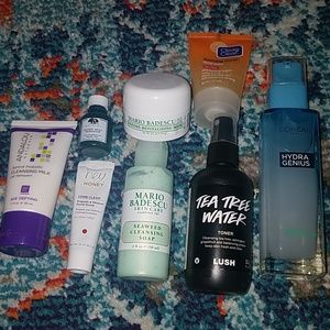 Mini Skincare Bundle, Lush, origins, loreal, hey h